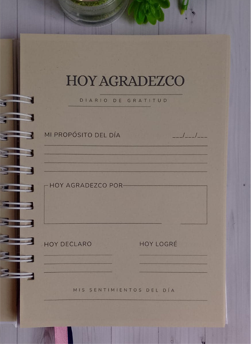 Cuaderno de Gratitud
