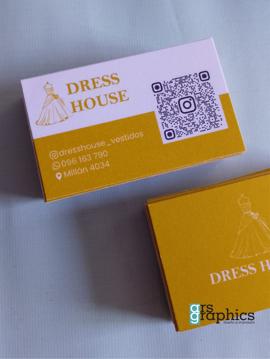 Tarjetas personales laminadas